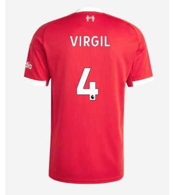 Liverpool Virgil van Dijk #4 Primera Equipación 2025-26 Manga Corta